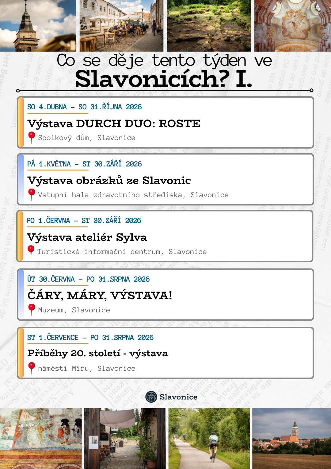 Co se děje tento týden ve Slavonicích?