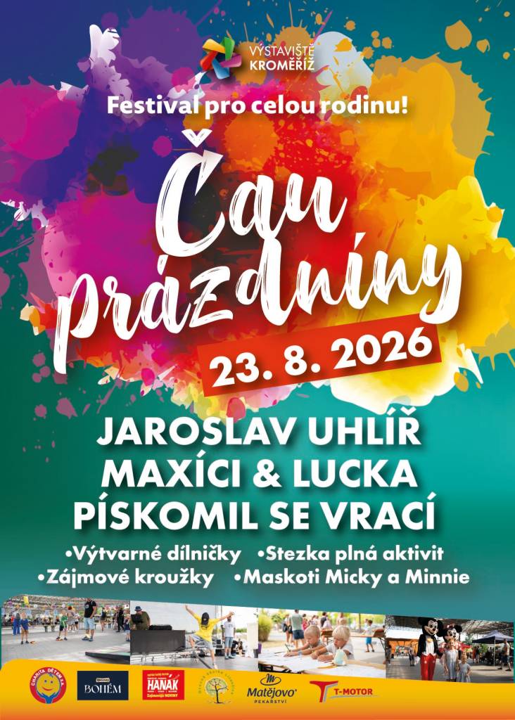 Festival pro celou rodinu   Datum konání: 23. 8. 2026