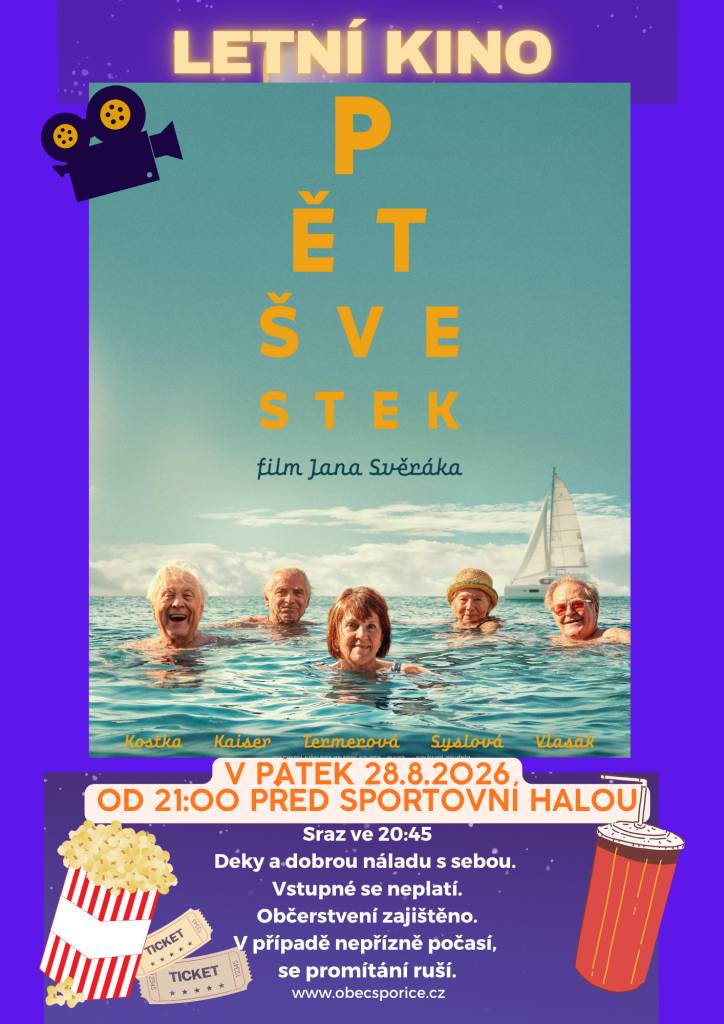Pozvánka na film Pět švestek.