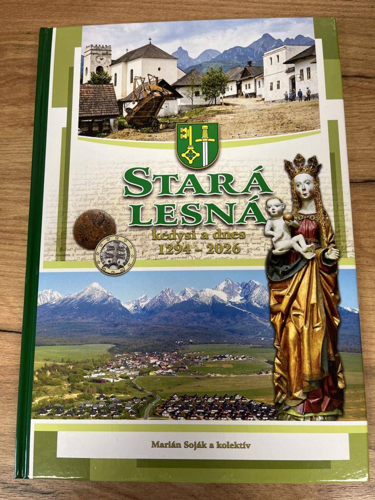 Oznamujeme občanom obce, že na obecnom úrade si môžu vyzdvihnúť knihu - monografiu obce - "Stará Lesná kedysi a dnes". Publikácia je dostupná obyvateľom s trvalým pobytom, 1 ks pre nehnuteľnosť so súpisným číslom.