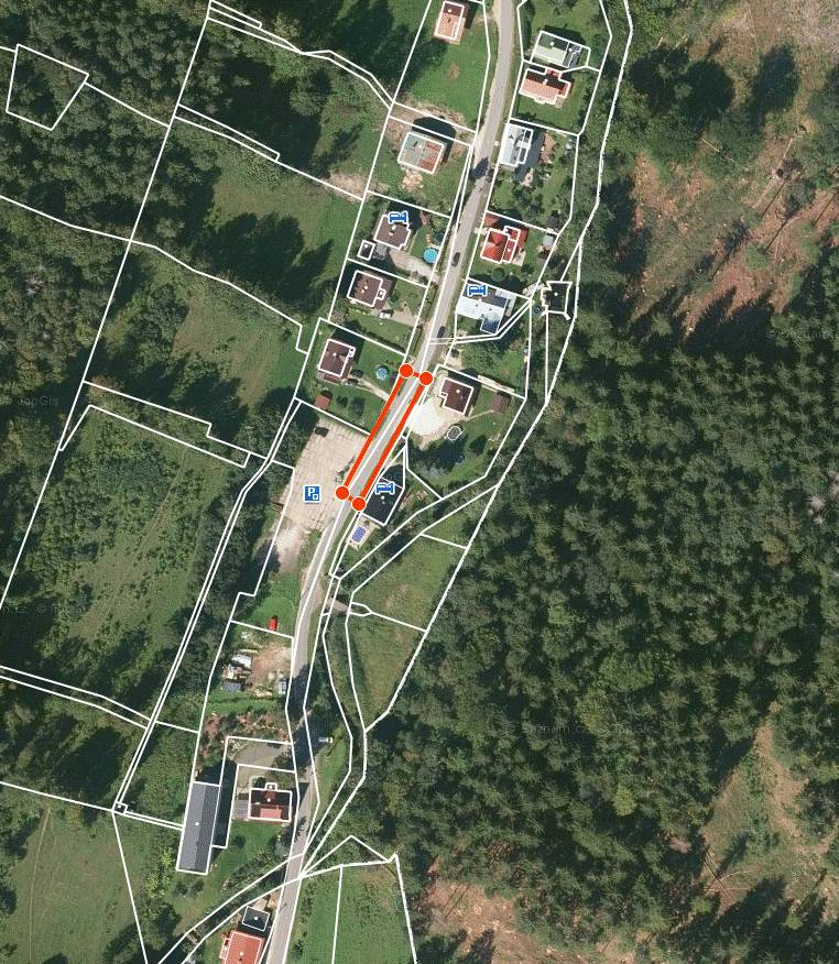 Informace o zahájení stavebních prací a omezení průjezdu na místní komunikaci MK 14c v k.ú. Černý Důl.