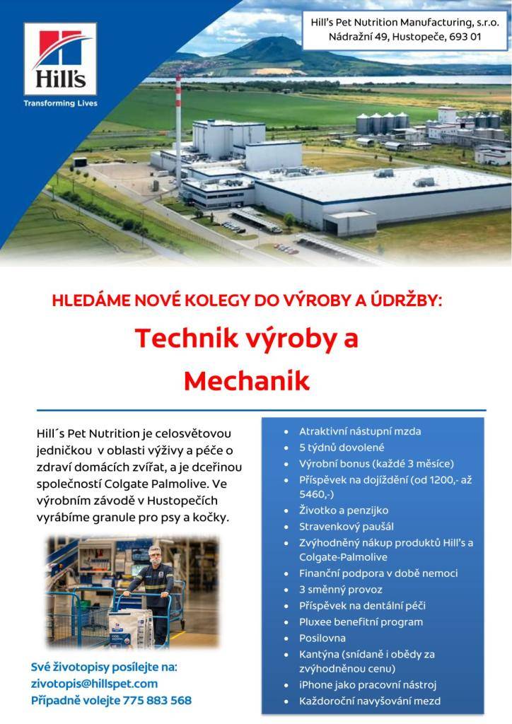 Pracovní nabídka - Hustopeče