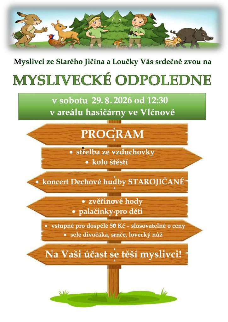 Palačovské cykloklání, myslivecké odpoledne, provoz moštárny, fotbal, prodej vína, kamenické práce na hřbitově, kominické práce