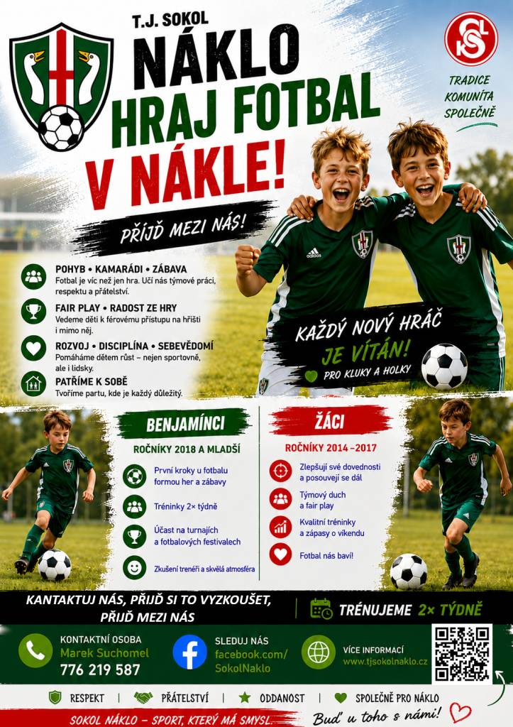 Pojď hrát fotbal do Nákla!
