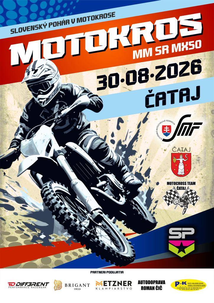 Motokros MM SR MX50 dňa 30.8.2026 v Čataji
