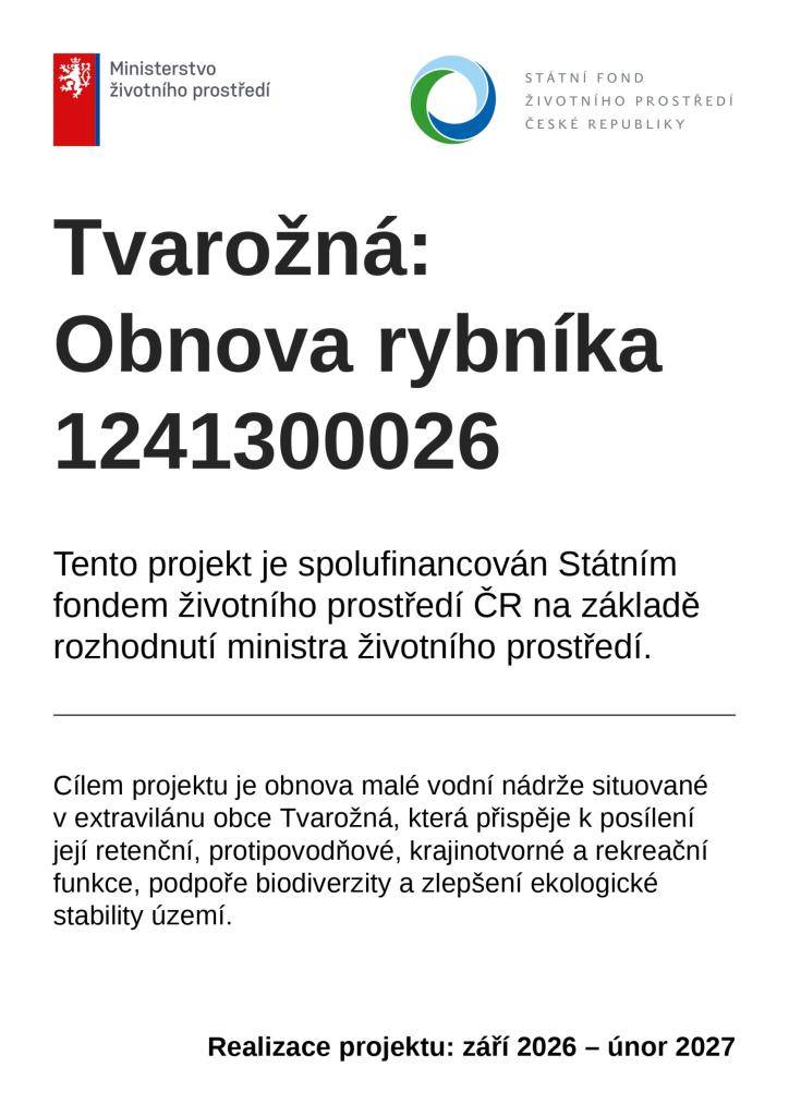 Realizace projektu: září 2026  únor 2027