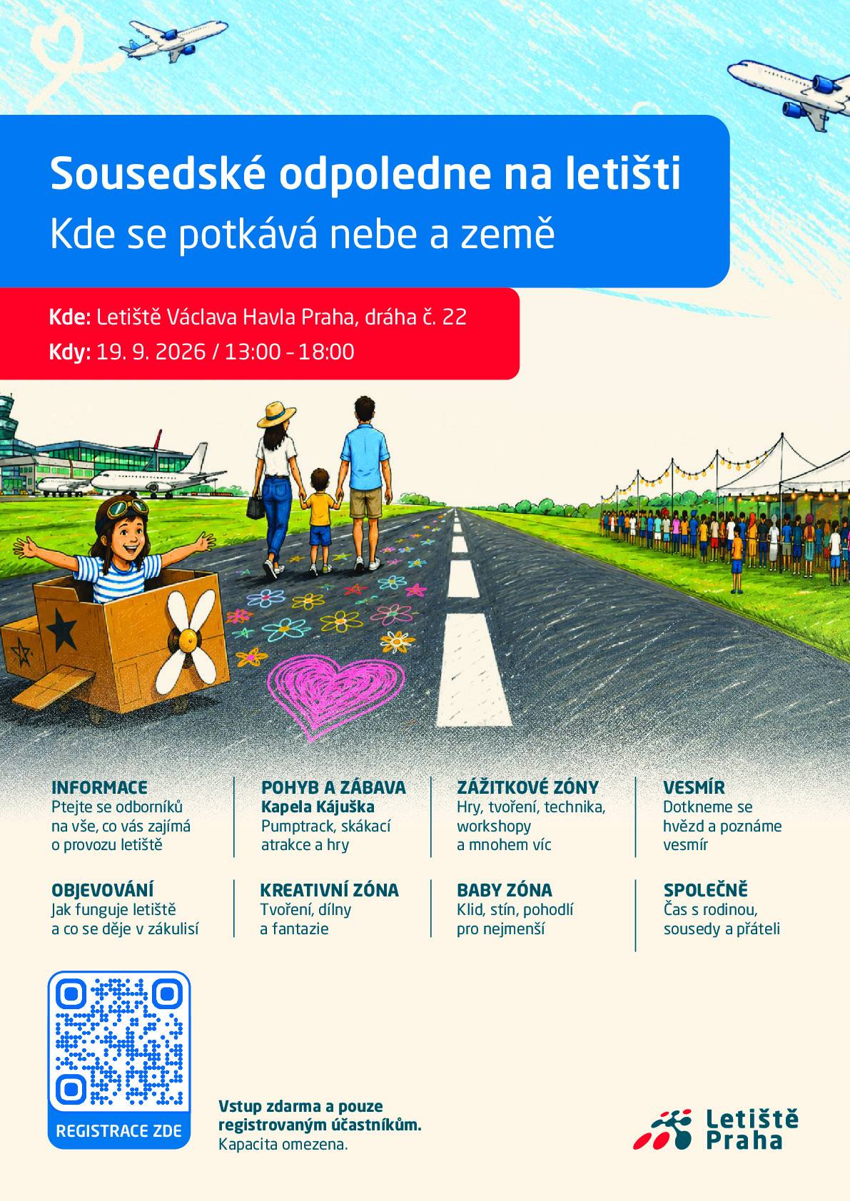 Letiště zve na sousedskou návštěvu.