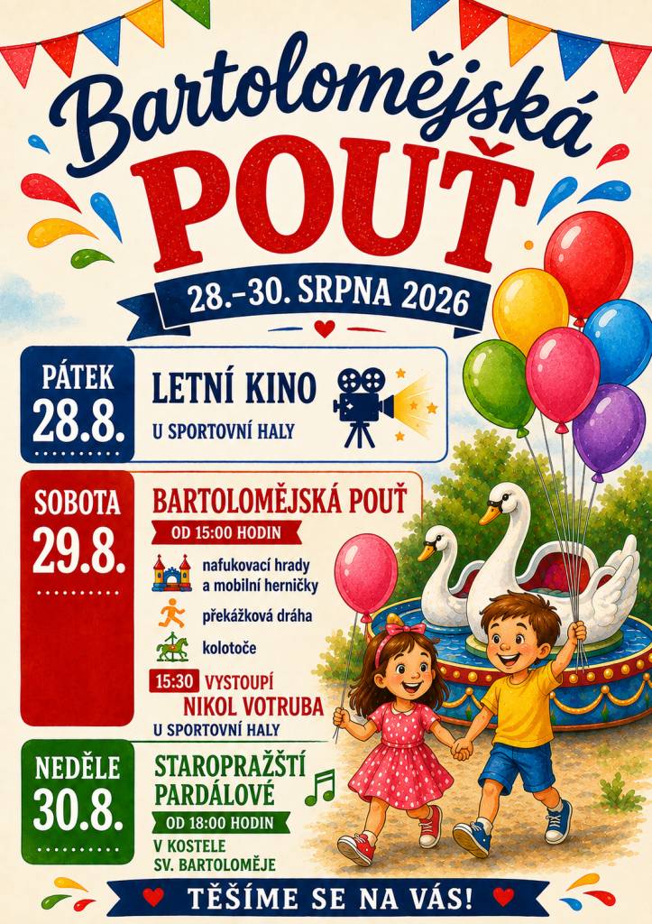 Srdečně zveme na tradiční Bartolomějskou pouť