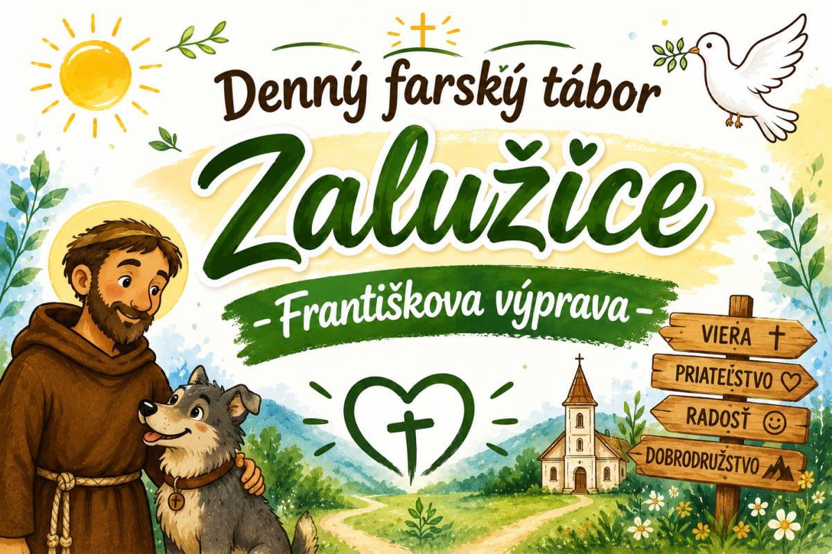 Farský tábor sa každý deň začínal spoločnou sv. omšou vo farskom kostole sv. Petra a Pavla. Všetci prítomní ďakovali nášmu Nebeskému Otcovi za všetko, čo dáva; rodinu, kamarátov, dobré počasie a niektorí aj za sladkosti   P. farár Štefan Oslovič priblížil deťom i veriacim život sv. Františka