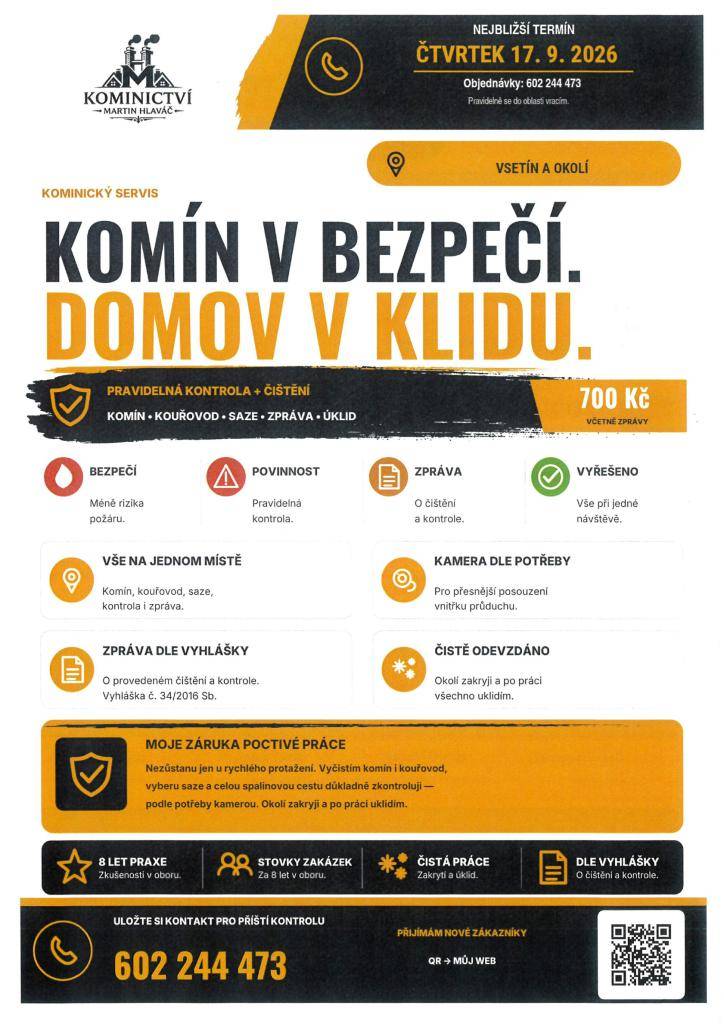 Termín - 17. září 2026, více viz letáky.