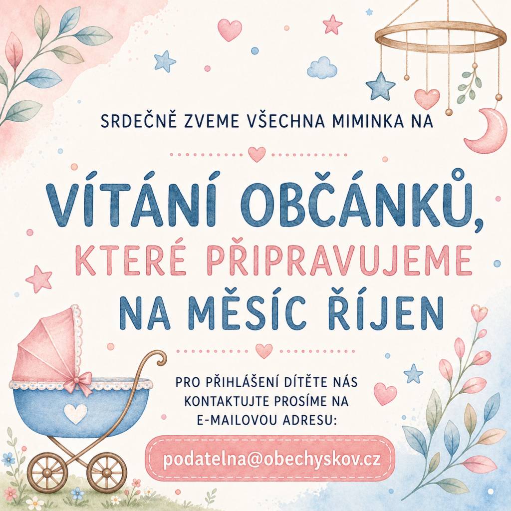 Vítání občánků - Říjen 2026