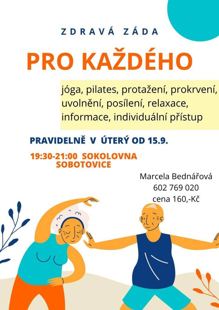 Zdravá záda Sobotovice