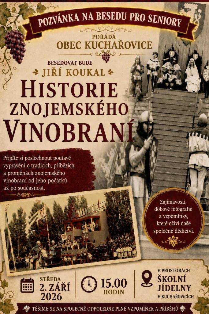 Beseda o historii znojemského vinobraní