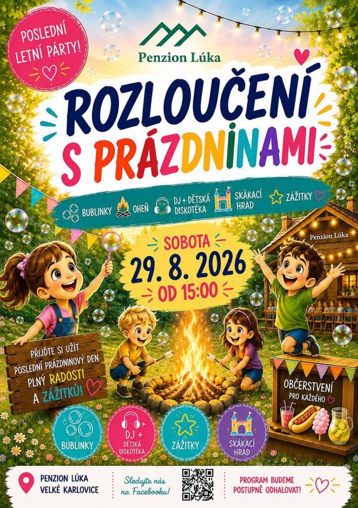 - Upozornění MUDr. Karla Zvěřiny  - Občanská poradna Vsetín  - Prodej drůbeže  - Rozloučení s prázdninami u Penzionu Lúka  - Nabídka kominických služeb