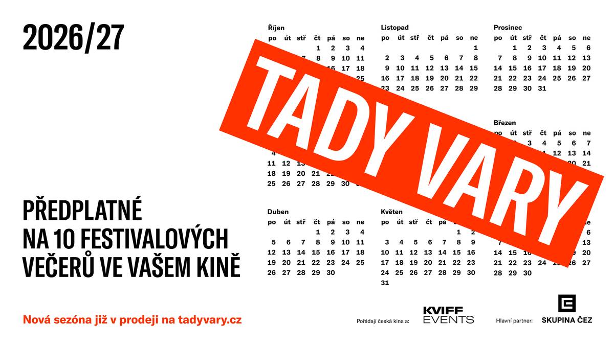 Vážení, už máme program na září a moc se na vás těšíme! V grafické podobě ho zveřejníme brzy, ale už teď jsou na smsticket filmy k nahlédnutí a vstupenky v prodeji. Velkou radost máme z toho, že každý měsíc ve středu uvedeme film v rámci projektu TADY VARY. Čekají vás filmy v předpremiéře, projdete se po červeném koberci a užijete si pravou festivalovou atmosféru. Nyní je zveřejněno prvních pět filmů, celkem jich bude deset. Můžete si koupit také celosezonní vstupenku na všech 10 filmů a mít tak své místo v kině na tyto projekce jen pro sebe. Máme radost, že už teď je několik sedadel prodaných! Na webu TADY VARY si najděte naše kino a můžete si své místo rezervovat také: www.tadyvary.cz Vstupenky jsou přenositelné, takže když zrovna nebudete moct přijít, můžete je někomu předat. Samozřejmě bude možné koupit vstupenky na zbývající místa i jednotlivě na pokladně. První pětice filmů, jejichž předpremiéry si v letošní sezóně společně užijeme:      23. září 2026 – Milovník, ne bojovník, režie Martina Buchelová (Slovensko / Česko)      14. října 2026 – Fjord, režie Cristian Mungiu (Rumunsko / Francie / Norsko / Švédsko / Dánsko)      4. listopadu 2026 – Divoký kůň Devítka, režie Martin McDonagh (Velká Británie / USA)      2. prosince 2026 – Behemot!, režie Tony Gilroy (USA)      6. ledna 2027 – Josephine, režie Beth de Araújo (USA) Můžeme se tedy těšit na: 🎬 diváckého miláčka MFF Karlovy Vary, snímek oceněný Zlatou palmou v Cannes, filmy z festivalů v Benátkách a New Yorku i dvojnásobného vítěze ze Sundance 🎬 plejádu hereckých hvězd, jako jsou Pedro Pascal, Renate Reinsve, John Malkovich, Olivia Wilde, Sebastian Stan, Gemma Chan, Channing Tatum a další „Při výběru titulů pro nadcházející sezónu jsme hledali balanc mezi nekompromisní autorskou kvalitou z velkých světových festivalů a diváckou vstřícností. Chceme, aby Tady Vary přinášely do regionů filmy, které nejen sbírají prestižní ocenění v Cannes či Benátkách, ale o kterých se po promítání budete chtít s přáteli dlouho bavit v předsálí kina," říká k programu umělecký ředitel MFF Karlovy Vary Karel Och. Těšíme se na vás.