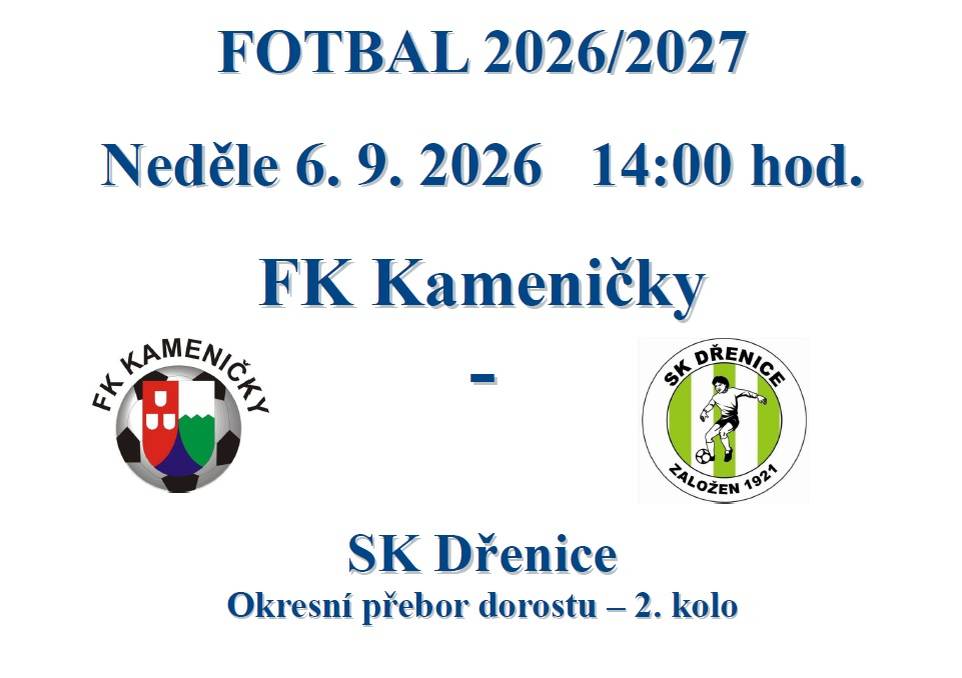 Okresní přebor ve fotbale dorostu.