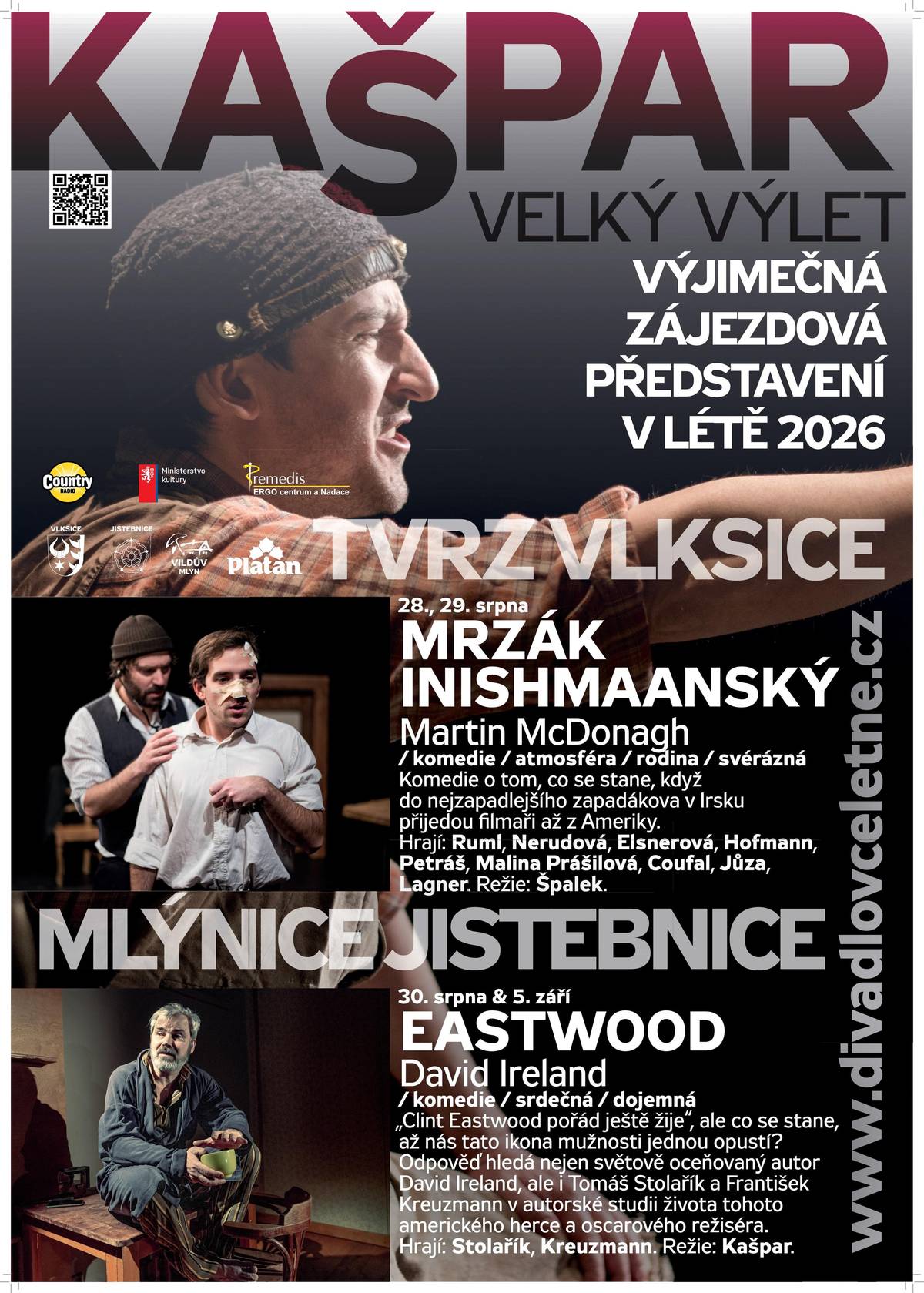 30. srpna, 5. září 2026 od 19:30 hod. - Vildův mlýn Jistebnice