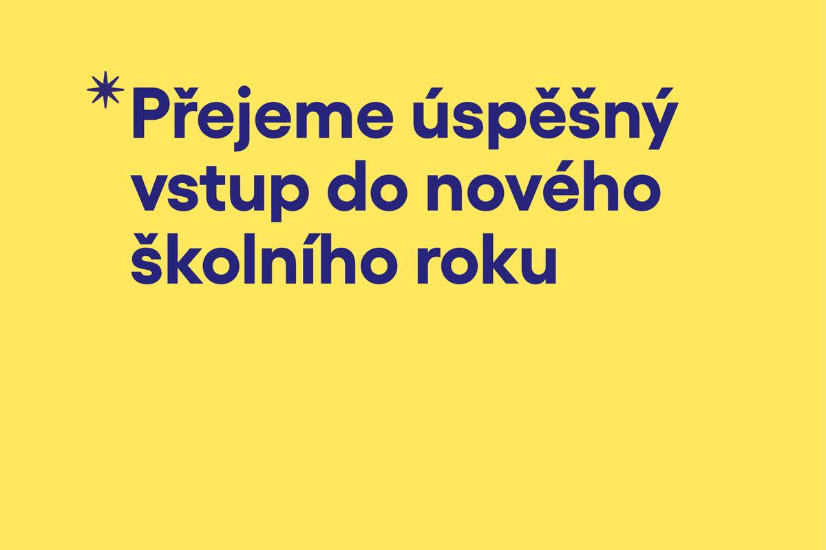 Nový školní rok 2026/2027 je za dveřmi. Vedoucí Odboru školství, kultury a sportu Ivana Kárová přeje žákům, studentům, pedagogům, zaměstnancům škol i rodičům úspěšný start, hodně trpělivosti, tvořivosti a radosti ze společné práce.