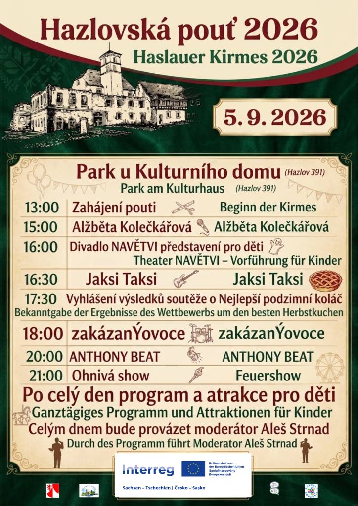 Po celý den program a atrakce pro děti.