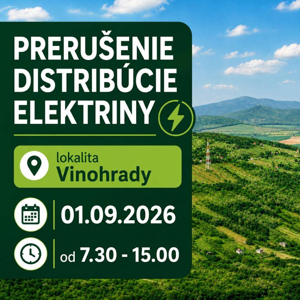 Prerušenie distribúcie elektriny  Áramszolgáltatás szünetelése