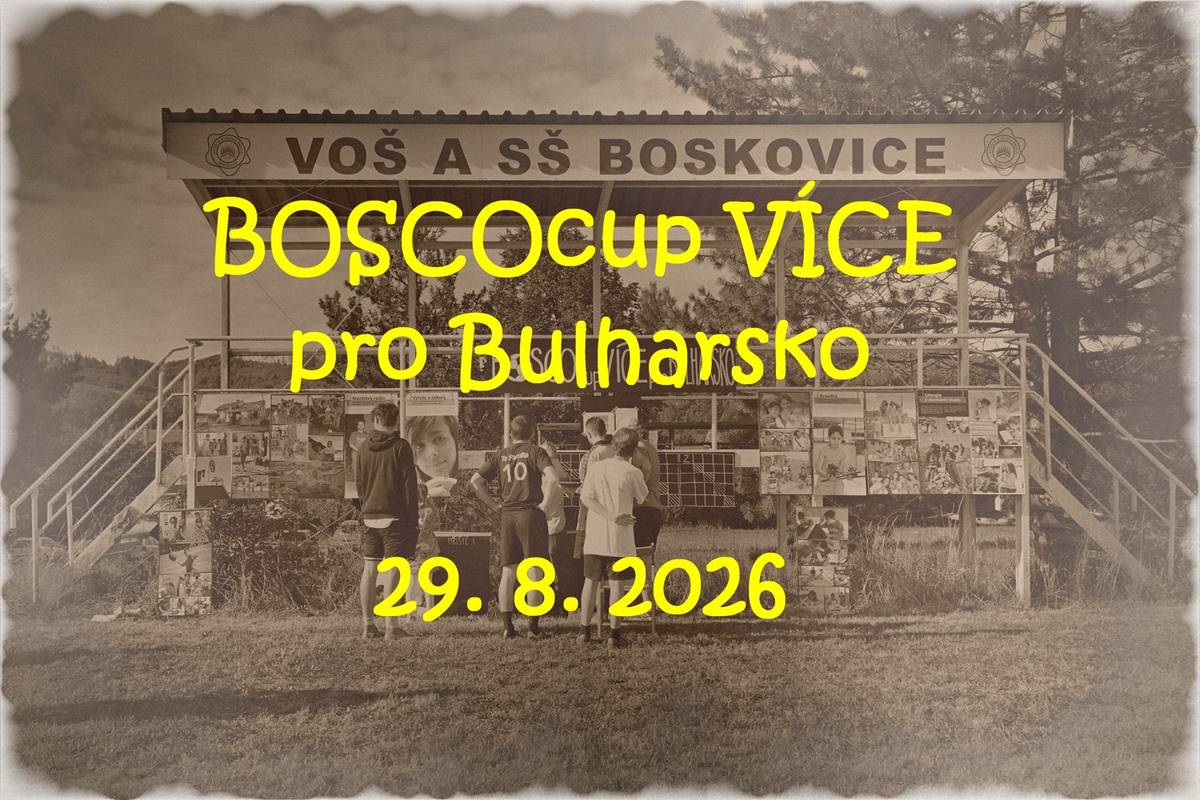 V sobotu 29. srpna 2026 se konal 8. ročník BOSCOcup VÍCE pro Bulharsko v malé kopané. Letos se utkalo na třech hřištích 17 týmů. V kategorii dospělých hráčů se o první místo utkali Friends a SKM Zlín. Zlato po celodenních zápasech vybojovali Friends. Třetí skončilo družstvo Za minutu 12. Za dorost si zlato vydobyli Těsně vedle, stříbrní byli Orlíci a bronz si odnesli Křížci, kteří porazili Žďárnou na penalty 2:1.