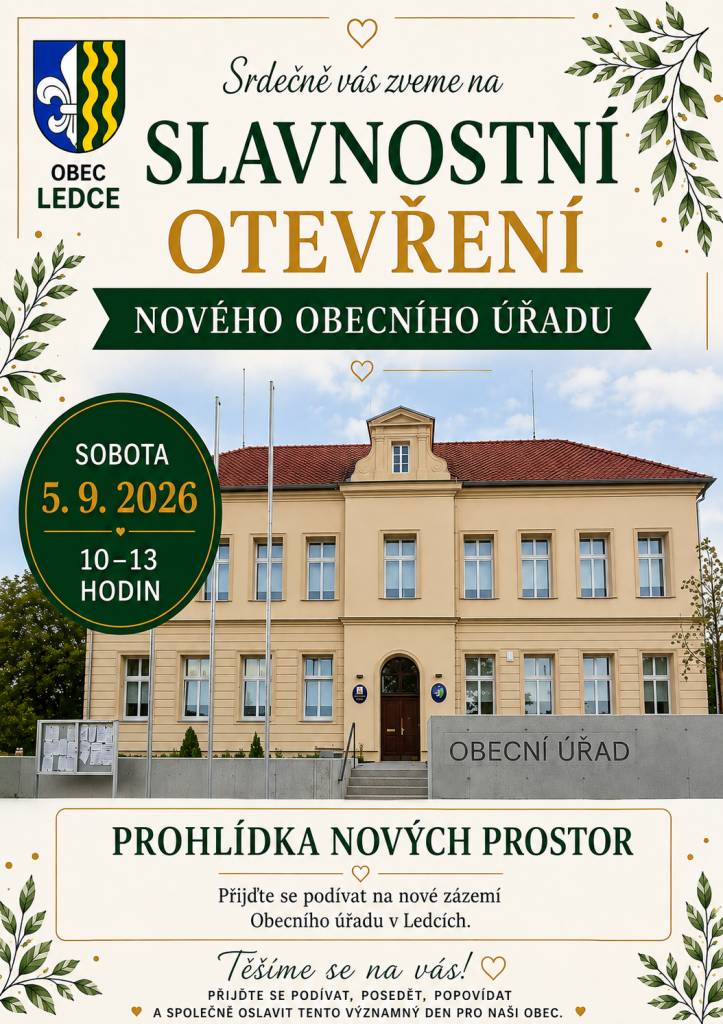 Slavnostní otevření nového obecního úřadu
