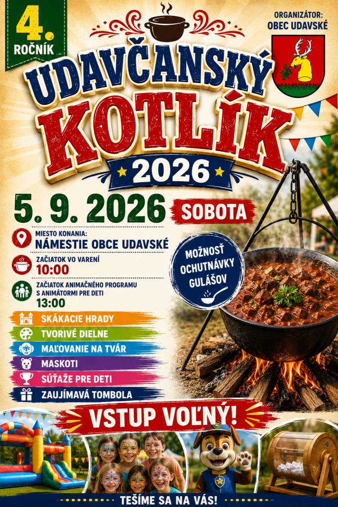Sobota 5.9.2026 - námestie obce