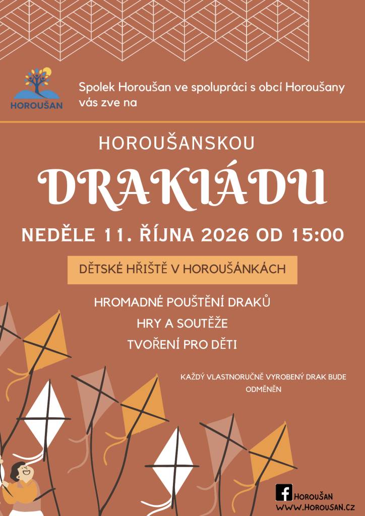 Vás zve na Horoušánskou DRAKIÁDU