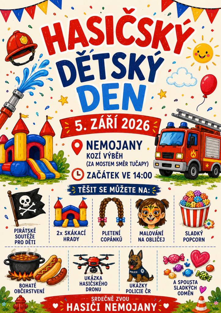 Hasičský dětský den v Nemojanech