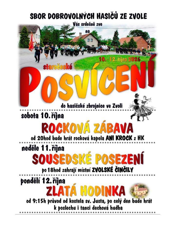 Posvícení Zvole 2026