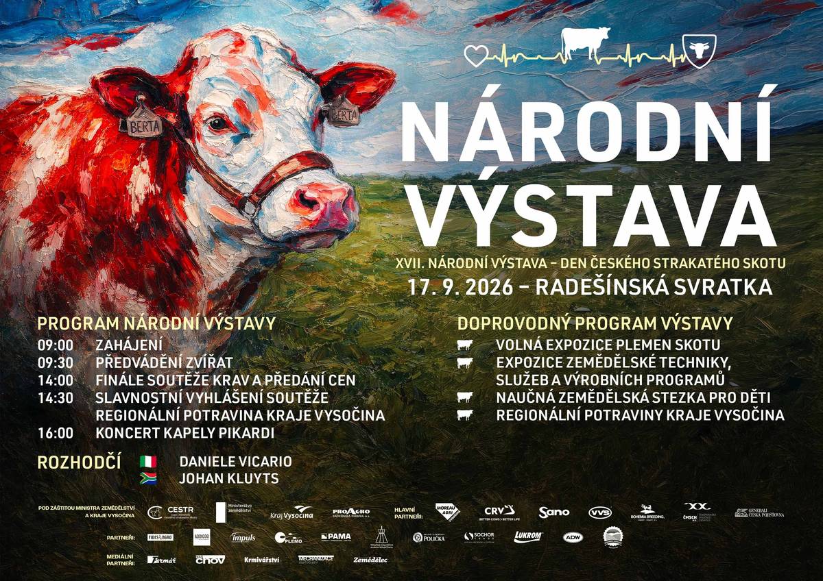 1) Pro naši obec nabízí své služby kamenictví G.A.L, které u nás bude přijímat objednávky na veškeré kamenické práce. Nabízí: nové pomníkové sestavy v žulovém provedení, broušení starých hrobů, kompletní služby v oboru kamenictví a restaurování, veškeré opravy a úpravy hrobu. Přesný čas schůzky s kameníkem sjednáte na tel. č. 777 888 332. 2) PROAGRO Radešínská Svratka, a.s. zve všechny občany na XVII. Národní výstavu „Den českého strakatého skotu“, která se koná ve čtvrtek 17. září od 9 hodin ve výstavním areálu v Radešínské Svratce. V rámci doprovodného programu můžete zhlédnout volnou expozici plemenného a zástavového skotu, expozici zemědělské techniky, služeb a výrobních programů. Připraveny budou speciality z hovězího masa a mléčných výrobků či naučná stezka pro děti „Cesta za makovým koláčkem.“ V 16 hodin začne koncert skupiny PIKARDI. K hojné účasti zvou pořadatelé. 3) Pozvánka na koncert do Velkého Meziříčí níže