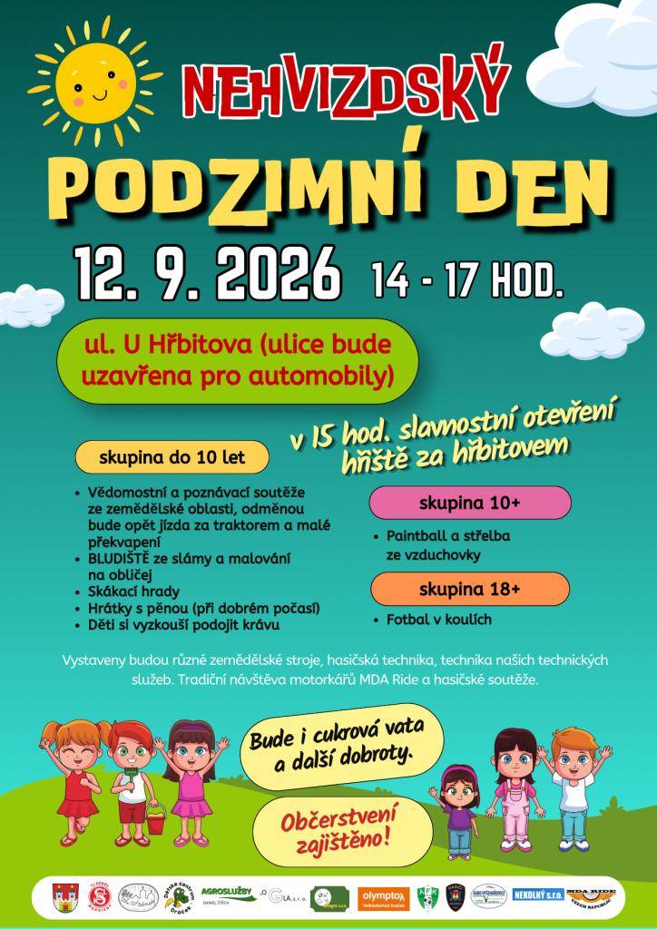 Tato akce se koná 12. září 2026 od 14 do 17 hodin před areálem AFK v ul. U Hřbitova a nabízí bohatý program pro všechny návštěvníky.