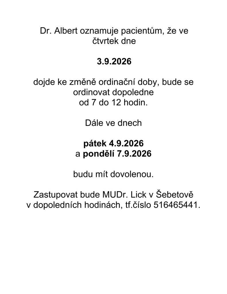 Oznámení