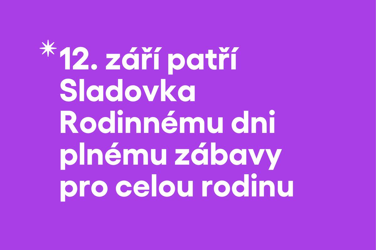 Benešov ožije v sobotu 12. září Rodinným dnem na Sladovce. Od 10.00 do 15.00 hod. čeká návštěvníky pestrý program plný sportu, soutěží, tvoření i ukázek integrovaného záchranného systému. Slavnostní zahájení v podobě bubenické show se uskuteční v 10.30 hod. na atletickém stadionu.