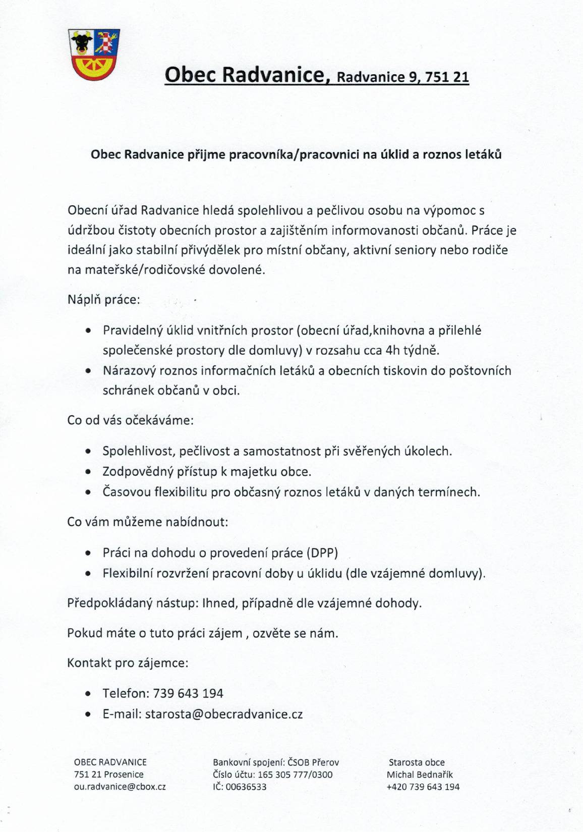 Viz leták.