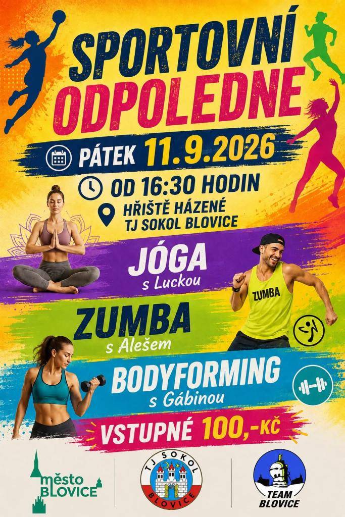 Jóga, Zumba, Bodyforming