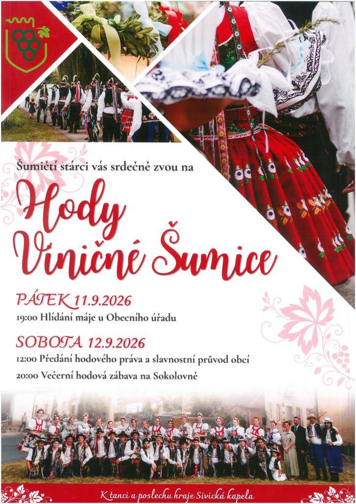 Šumičtí stárci zvou na krojované hody se Sivickou kapelou.