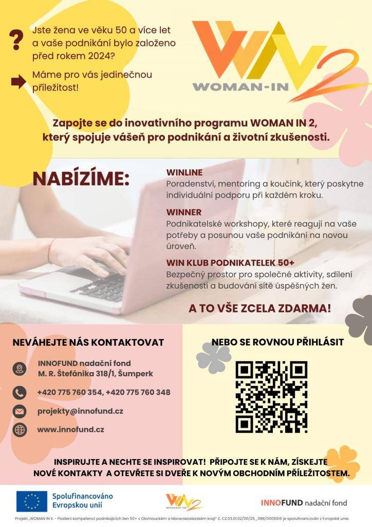 - poradenství, mentoring, kaučink  - podnikatelské workshopy