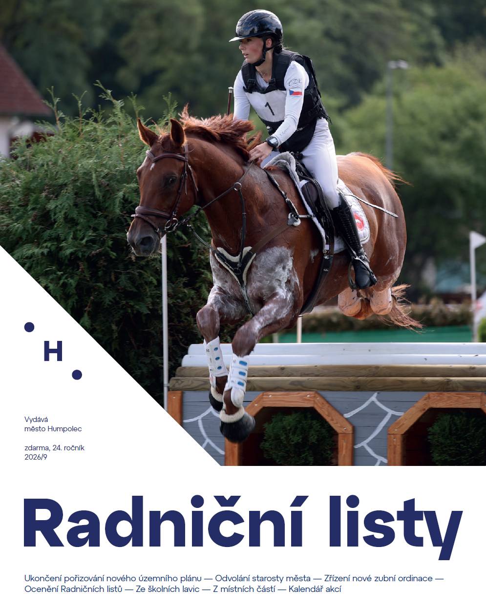 Právě vychází zářijové vydání Radničních listů, které nabízí:    novinky z radnice, ocenění Radničních listů, zřízení nové zubní ordinace, ohlédnutí za investicemi města, ukončení pořizování nového územního plánu, rozhovor s desetibojařem Sebastiánem Andrejevem, rozhovor o vyjednávání akvizice společnosti VODAK nebo informace o aktivitách škol a místních částí.    Radniční listy, které nyní vychází se čtvrtletníkem Zálesí budete mít ve vašich schránkách a již nyní online na bit.ly/RadnicniListyZari2026 bit.ly/ZalesiPodzim2026