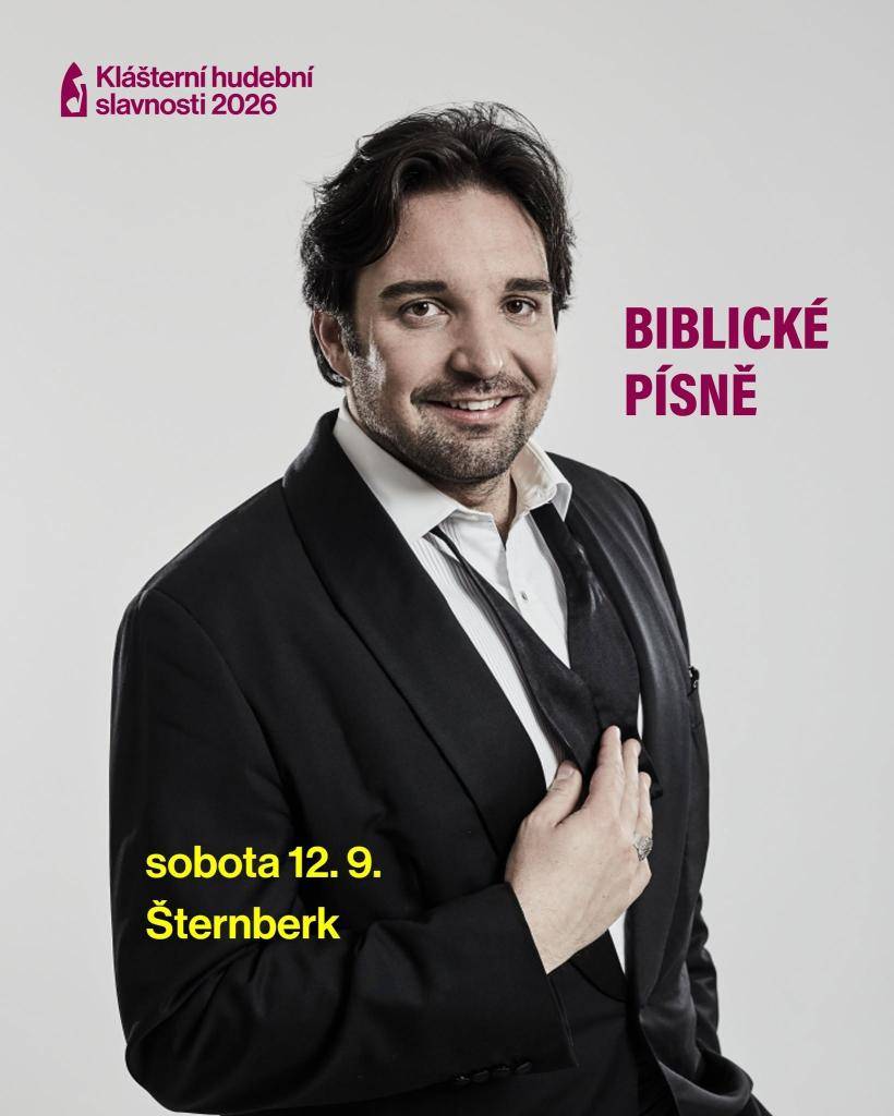 Koncert Adama Plachetky patří k nejočekávanějším kulturním událostem letošního ročníku Klášterních hudebních slavností.  Slavnostní koncert u příležitosti 730. výročí od první písemné zmínky o Šternberku 1296 - 2026 se uskuteční v sobotu 12. září od 19 hodin v chrámu Zvěstování Panny Marie.