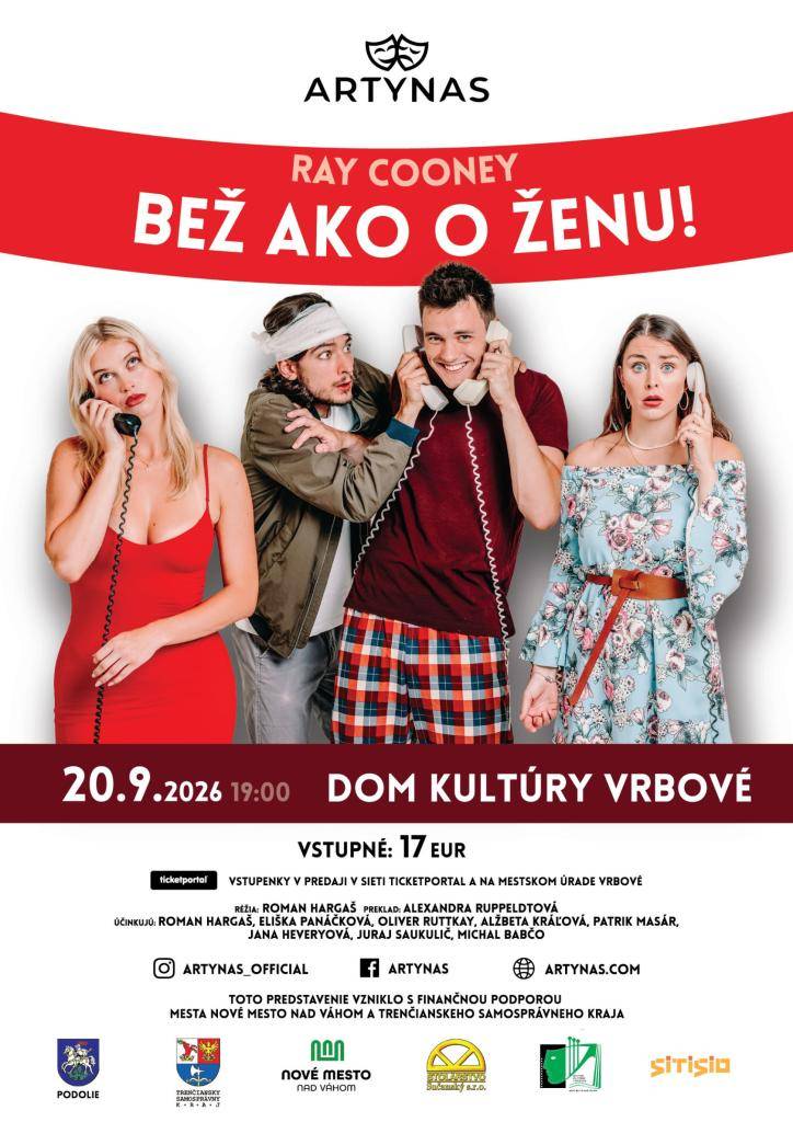 Dňa 20.09.2026  Dom kultúry Vrbové