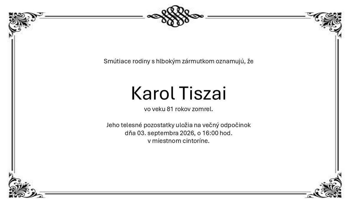 zverejnené so súhlasom rodiny