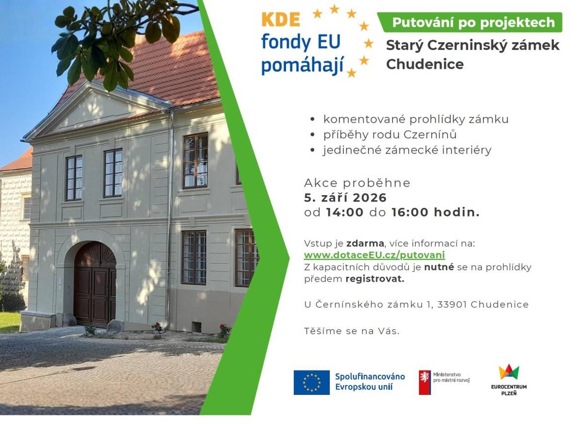Komentovaná prohlídka představí autentické zámecké interiéry, knihovnu, salonky, černou kuchyni i historii rodu Czerninů.