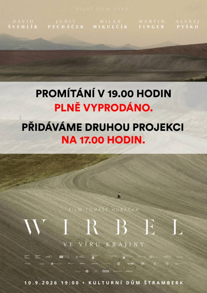 Pro velký zájem promítáme také v 17 hod.!