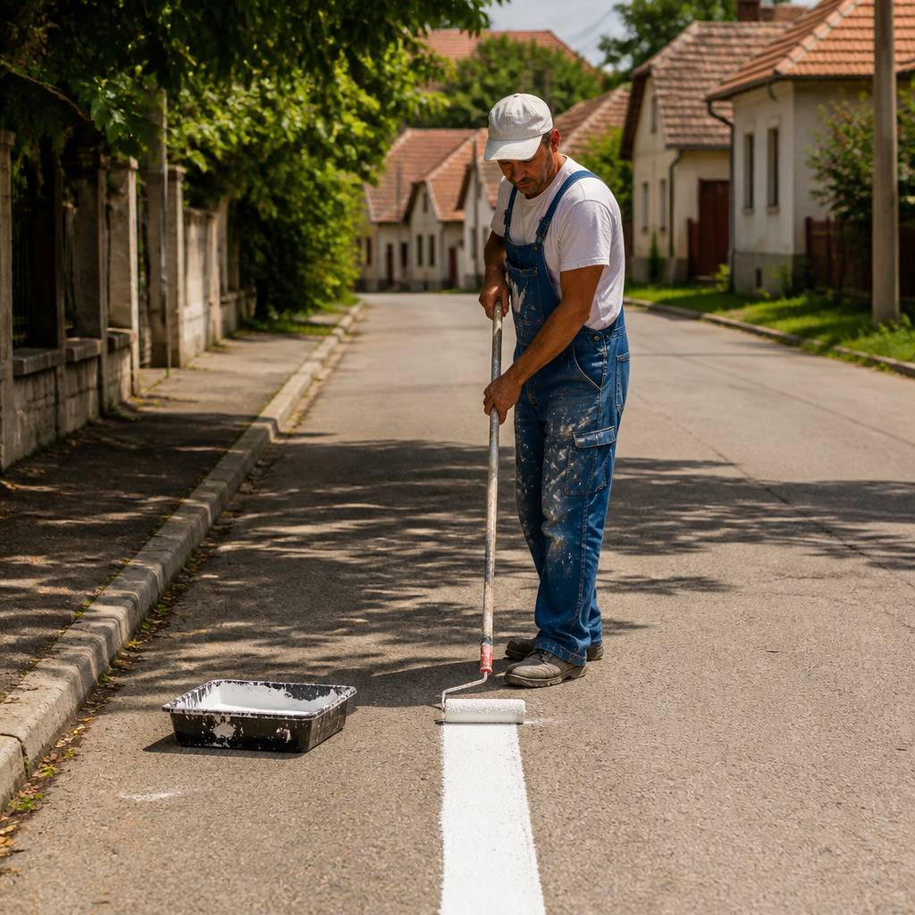 Z důvodu obnovy dopravního značení bude dočasně uzavřeno parkoviště u tramvajové zastávky "Dolní Lhota".