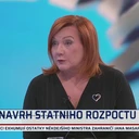 Schillerová: Ministr financí není od toho, aby někomu dělal radost. K vyšším daním ale nemíříme