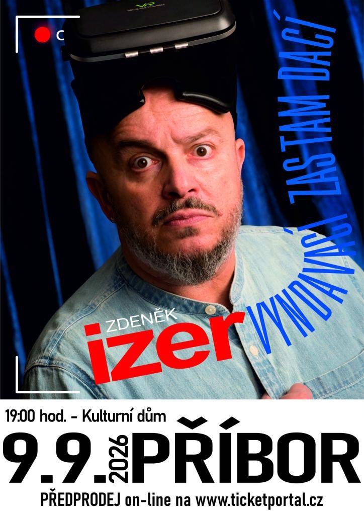 Zábavné vystoupení, ve kterém se hosté budou moci setkat s jedinečným humorem Zdeňka Izera.   Jste srdečně zváni.