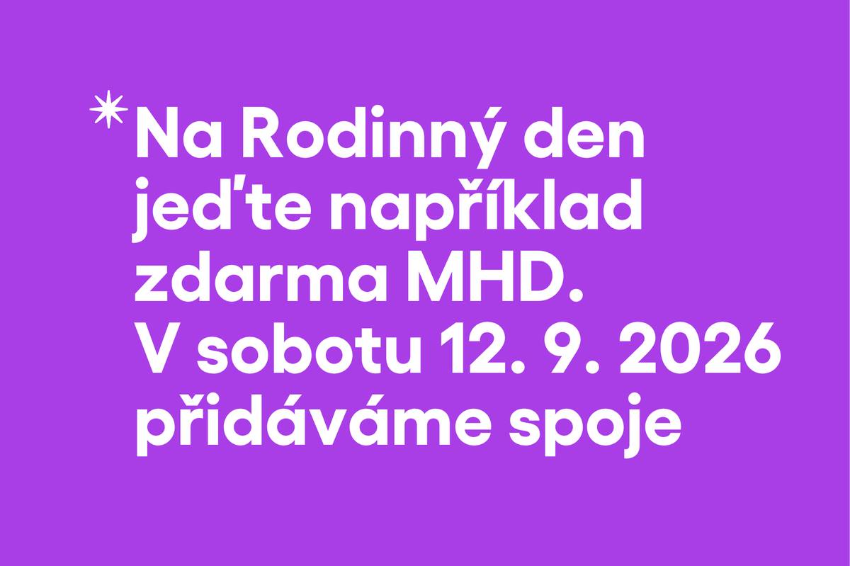 Na Rodinný den na Sladovce se vydejte klidně bez auta. Parkovací kapacita v okolí zimního stadionu a plaveckého bazénu je omezená, proto doporučujeme využít bezplatnou benešovskou MHD.