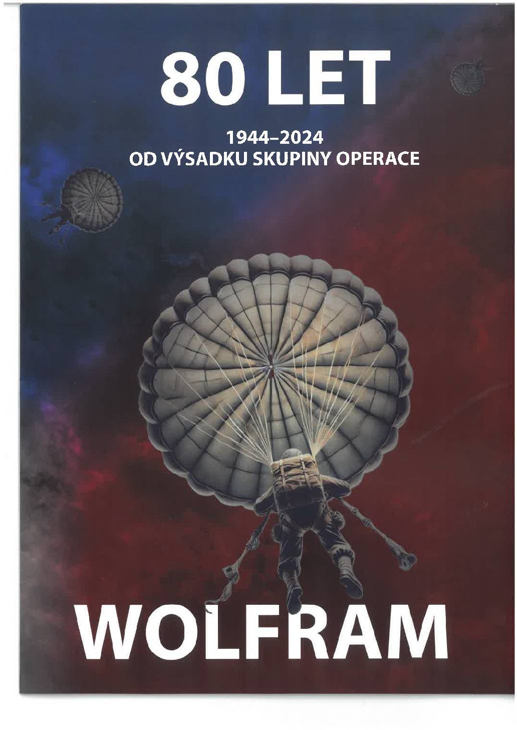 Blíží se výročí od výsadku operace WOLFRAM. Na poště Partner Morávka je možnost k zakoupení:  Tiskový list, 7 blok, s hodnotou známky České pošty B s přítiskem.