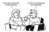 Manželka požádala muže, aby jí řekl něco, co ji potěší i naštve zároveň. Zvládl to jednou větou